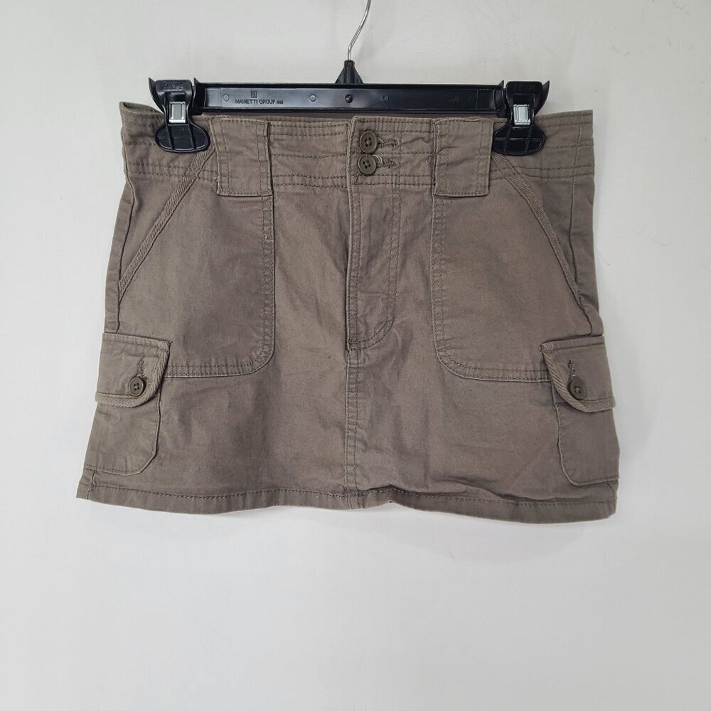 Tilly's RSQ Women's Mini Skirt Brown Size 25 Cargo Casual